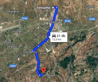 BURSA YENİŞEHİR ORHANİYE MAH. 574M² BAĞ SATILIKTIR - BURSA YENİŞEHİR fotoğraf 5